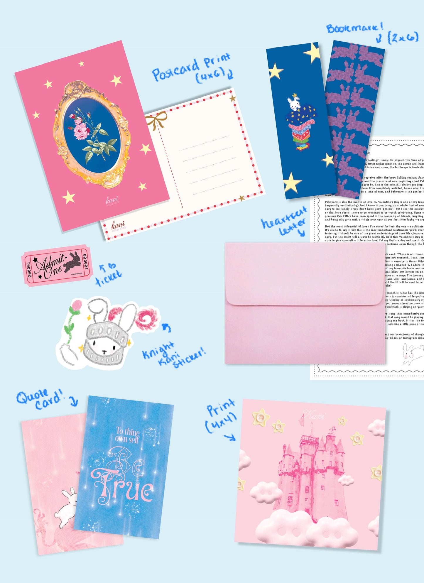 Kani Letter Club - a monthly snail mail subscription